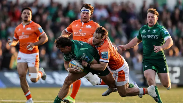 Action shot from Edinburgh's win over Connacht