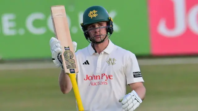 Nottinghamshire batsman Jack Haynes