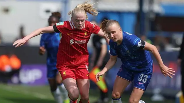 Aggie Beever-Jones and Grace Fisk in action