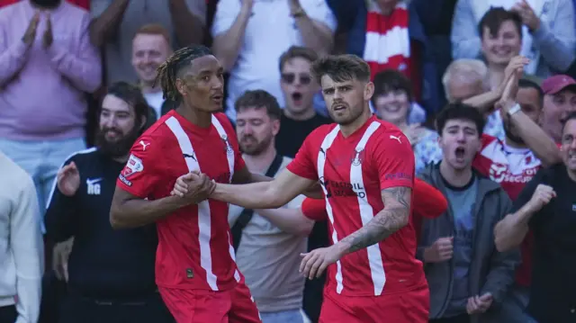 Leyton Orient celebrate
