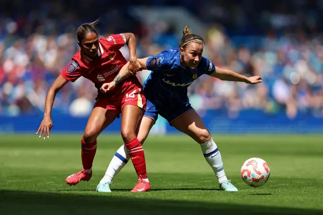 Taylor Hinds and Lucy Bronze