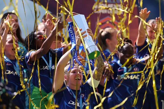 Millie Bright lifts the WSL title