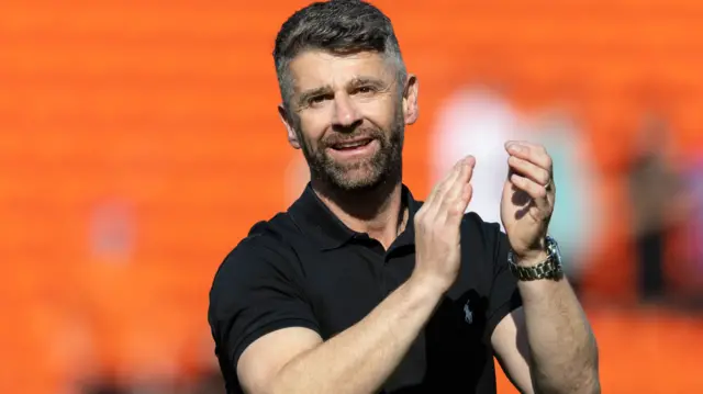 St Mirren manager Stephen Robinson
