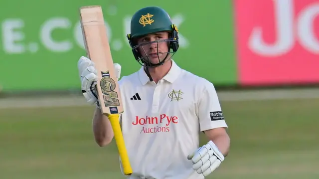 Nottinghamshire batsman Jack Haynes