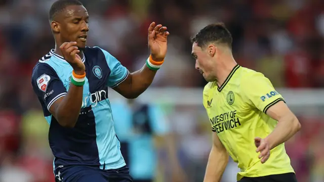 Wycombe v Charlton match action