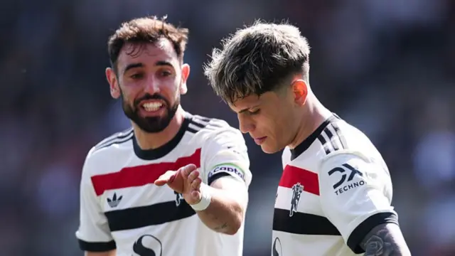 Bruno Fernandes and Garnacho