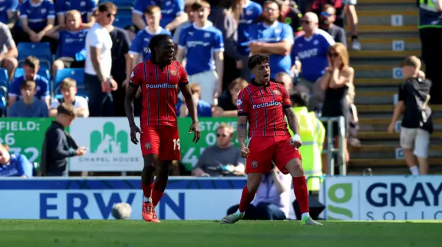 Walsall celebrate goal