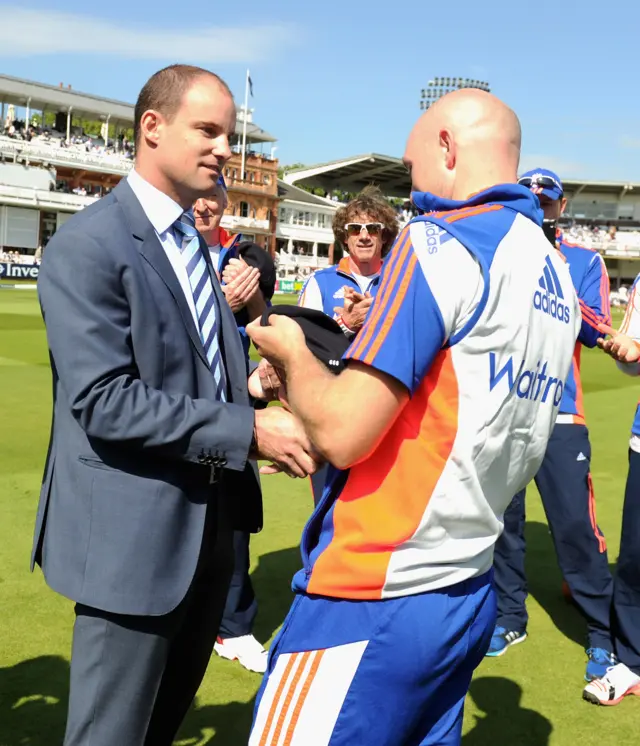Andrew Strauss and Adam Lyth