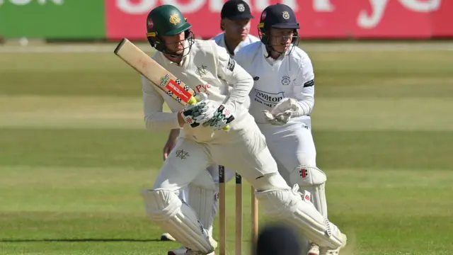 Freddie McCann struck 138 in Notts first innings