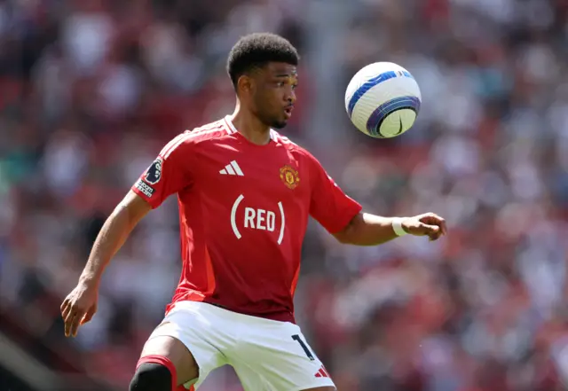 Manchester United's Amad Diallo in action