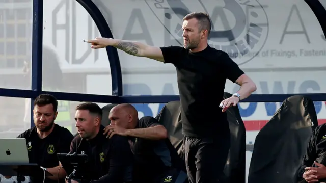 Nathan Jones points