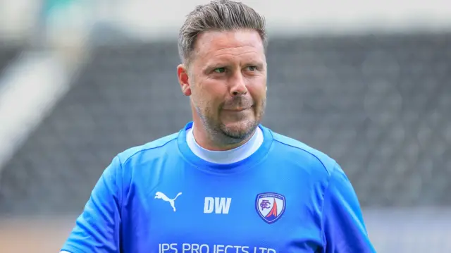Chesterfield assistant manager Danny Webb