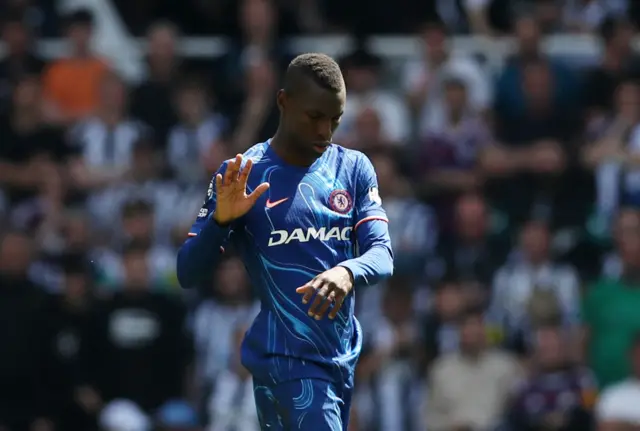 Chelsea's Nicolas Jackson walks off the pitch