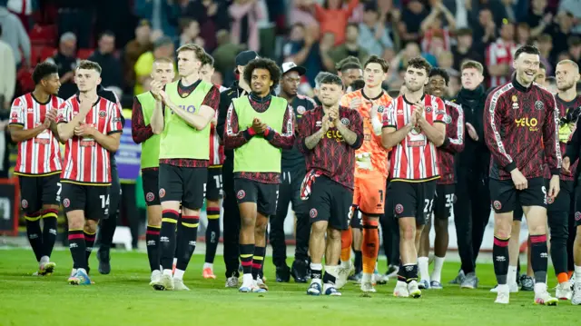 Sheffield United celebrate