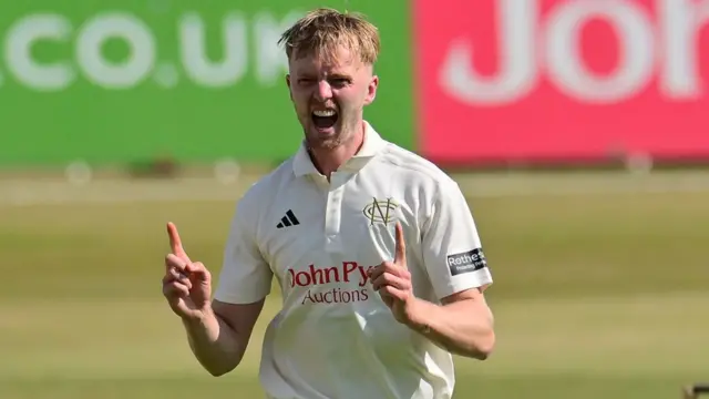 Nottinghamshire all rounder Lyndon James