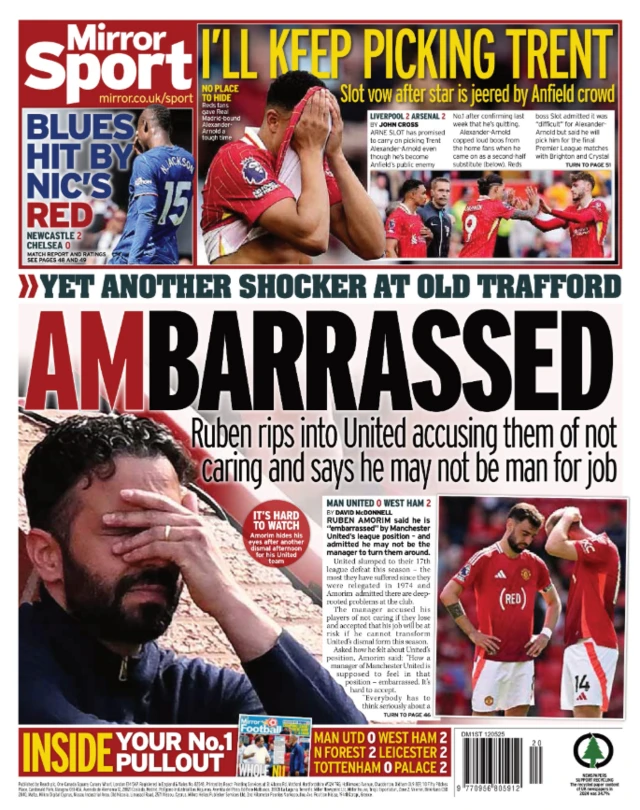 Back page of the Mirrot