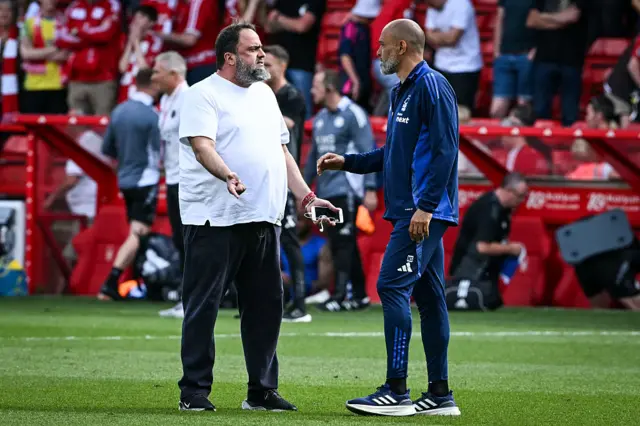 Evangelos Marinakis and Nuno Espirito Santo