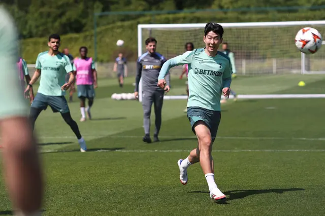 Son Heung-Min training