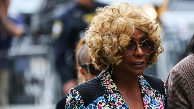 Janice Combs, mother of Sean Combs, arrives at court for Sean "Diddy" Combs sex trafficking and racketeering conspiracy trial