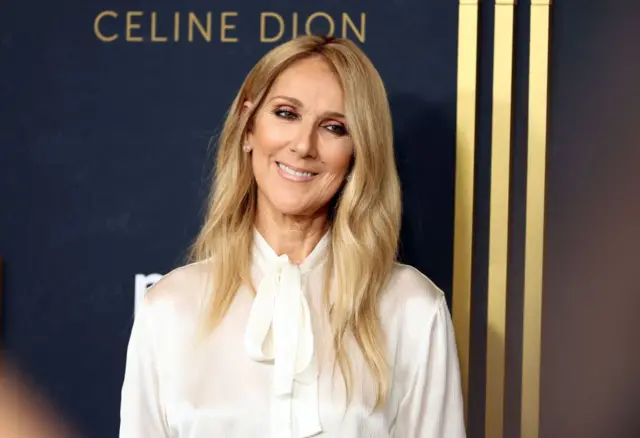 Céline Dion appears at the premiere of her documentary movie I Am Celine in 2024