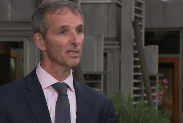 Lib Dem MSP Liam McArthur giving his reaction on Reporting Scotland