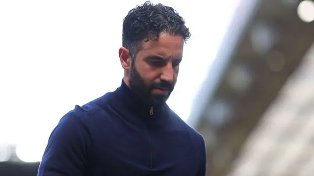 Ruben Amorim, head coach of Manchester United,