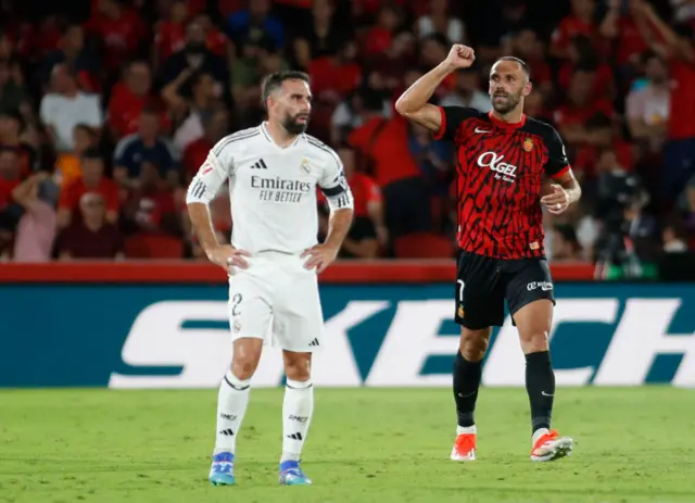 Vedat Muriqi celebrates a goal