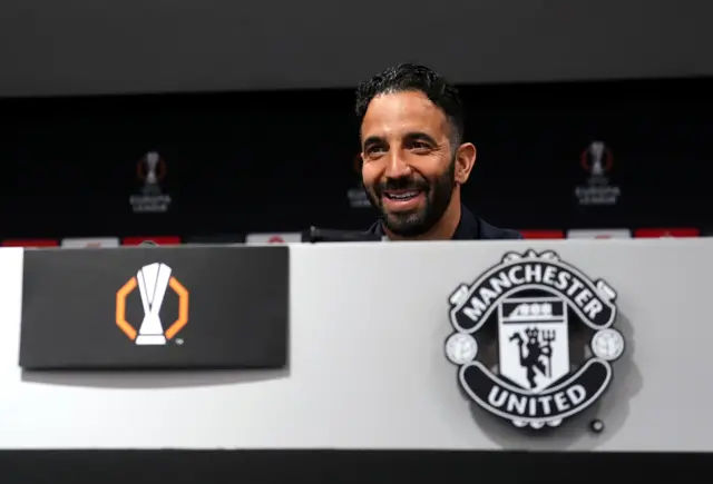 Amorim during his news conference