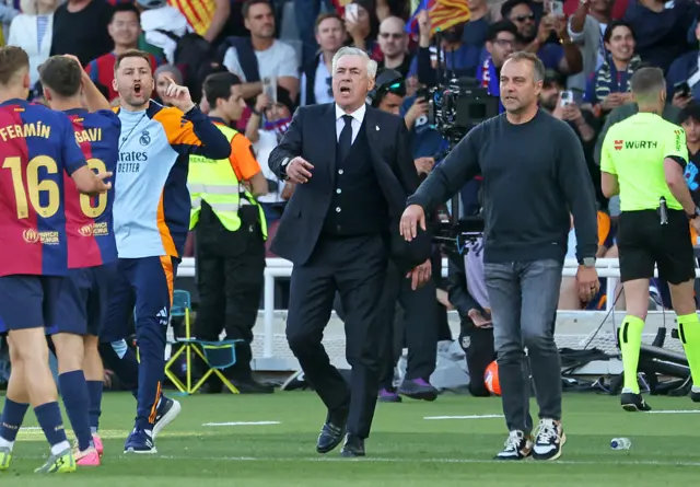 Carlo Ancelotti and Hansi Flick