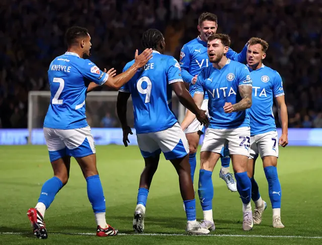 Stockport celebrate