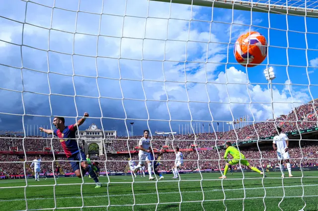 Barcelona score against Real Madrid
