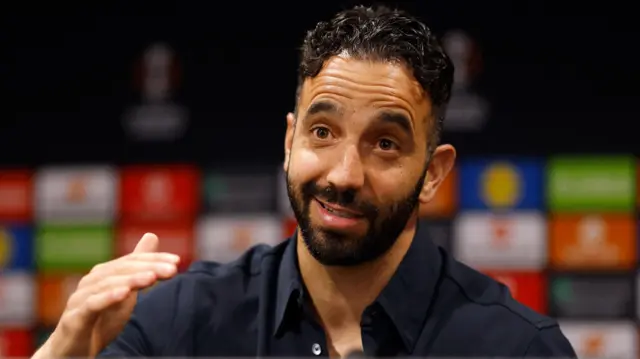 Amorim during his news conference