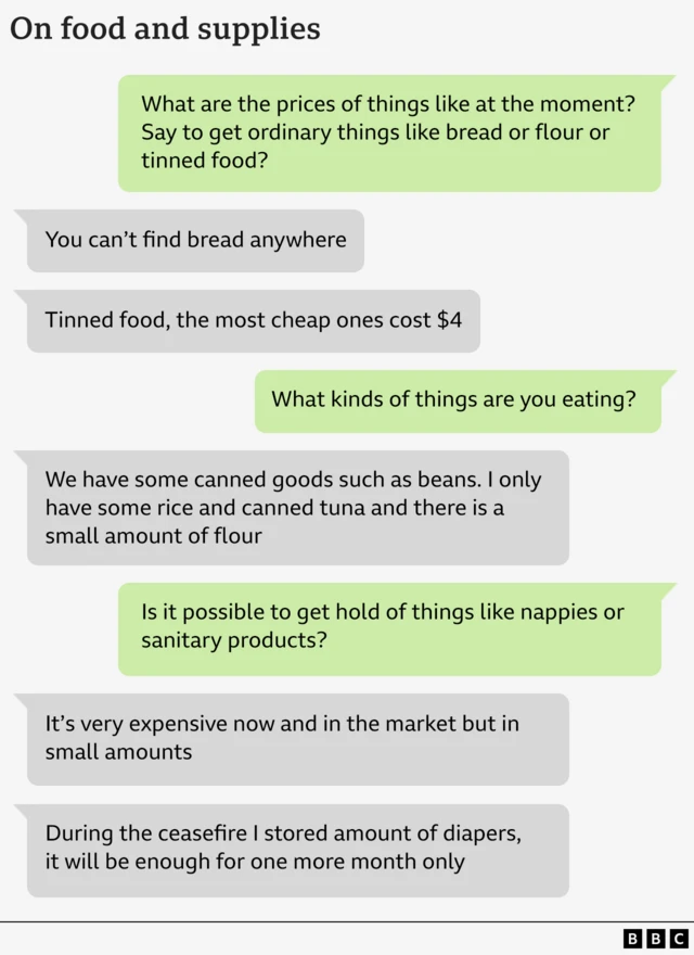 Excerpt of WhatsApp conversation