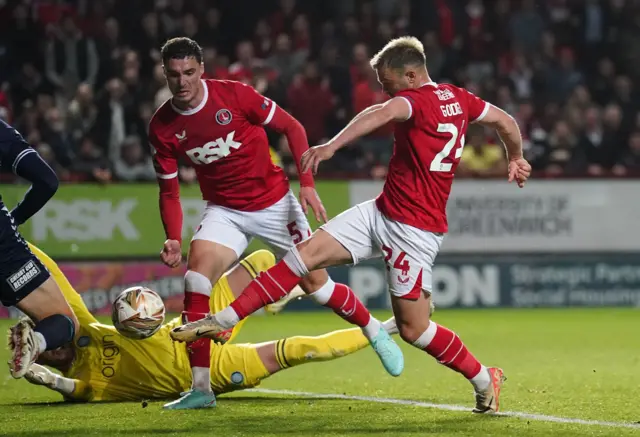 Matty Godden scores for Charlton