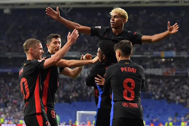 Barcelona celebrate