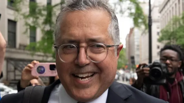 Marc Agnifilo outside court today