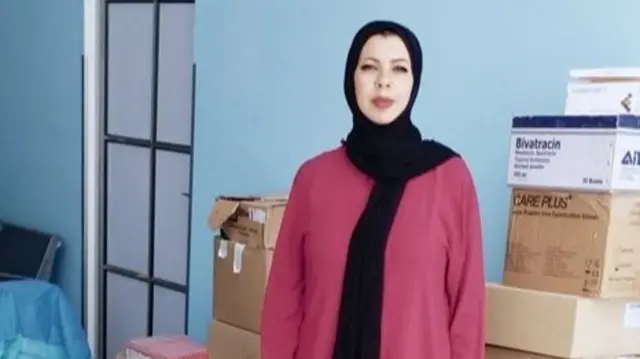 Suha Shaath, a pharmacist in Khan Younis