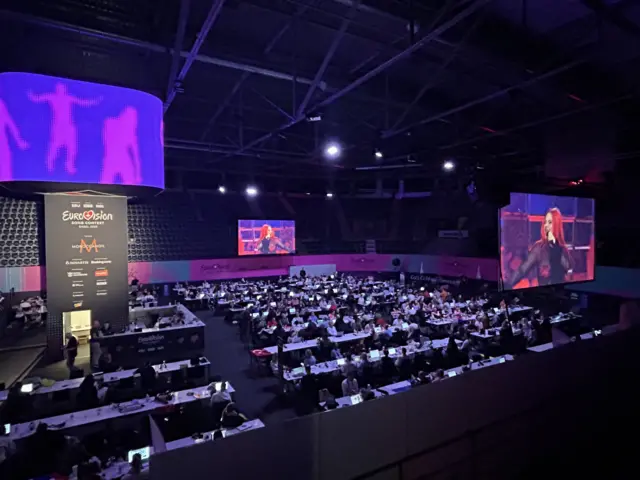 Eurovision media centre