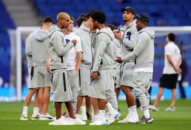 Barcelona players