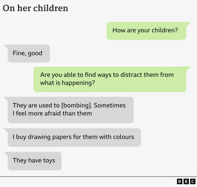 Excerpt of WhatsApp conversation