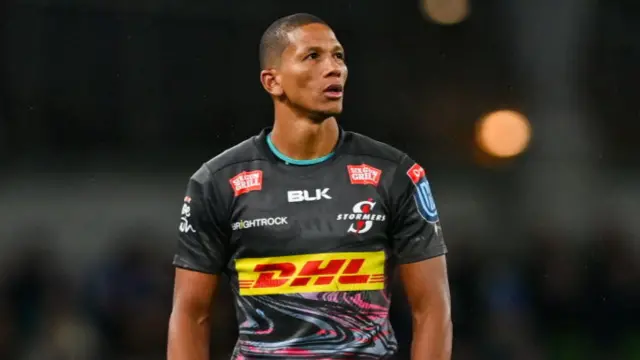 South Africa fly-half Manie Libbok in action for Stormers