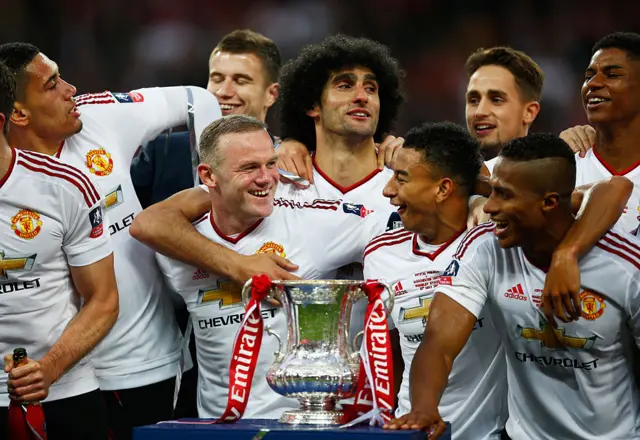 FA Cup celebrations