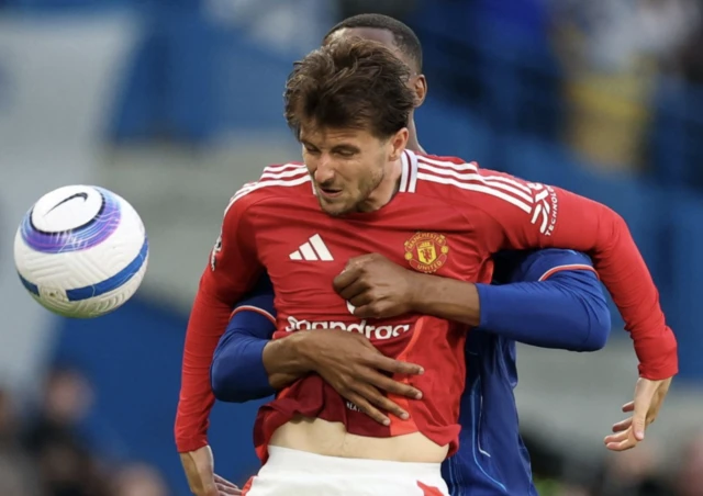 Manchester United's Mason Mount in action