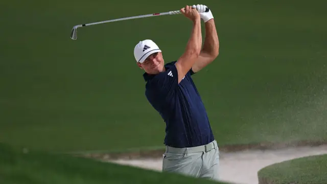 Ludvig Aberg at the US PGA Championship