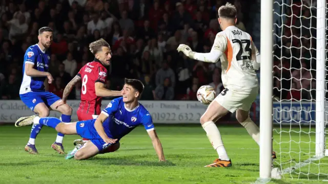 Charlie Lakin scores for Walsall