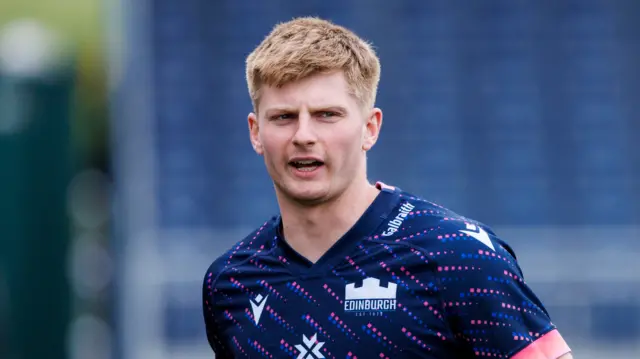 Harry Paterson in Edinburgh training