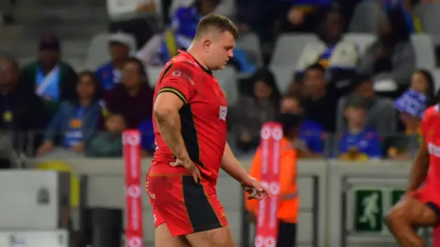 Cardiff's Danny Southworth is sent off
