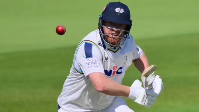 Jonny Bairstow in action for Yorkshire at Surrey