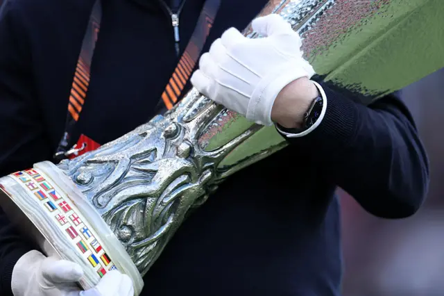 The Europa League trophy