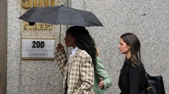 Dawn Richard arrives at Federal court for the Sean "Diddy" Combs' sex trafficking and racketeering conspiracy trial at U.S. court in Manhattan, in New York City,